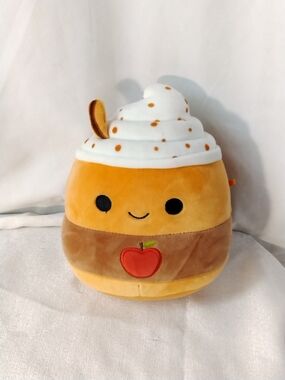Squishmallows Yellow and Brown Caramel Apple Plush